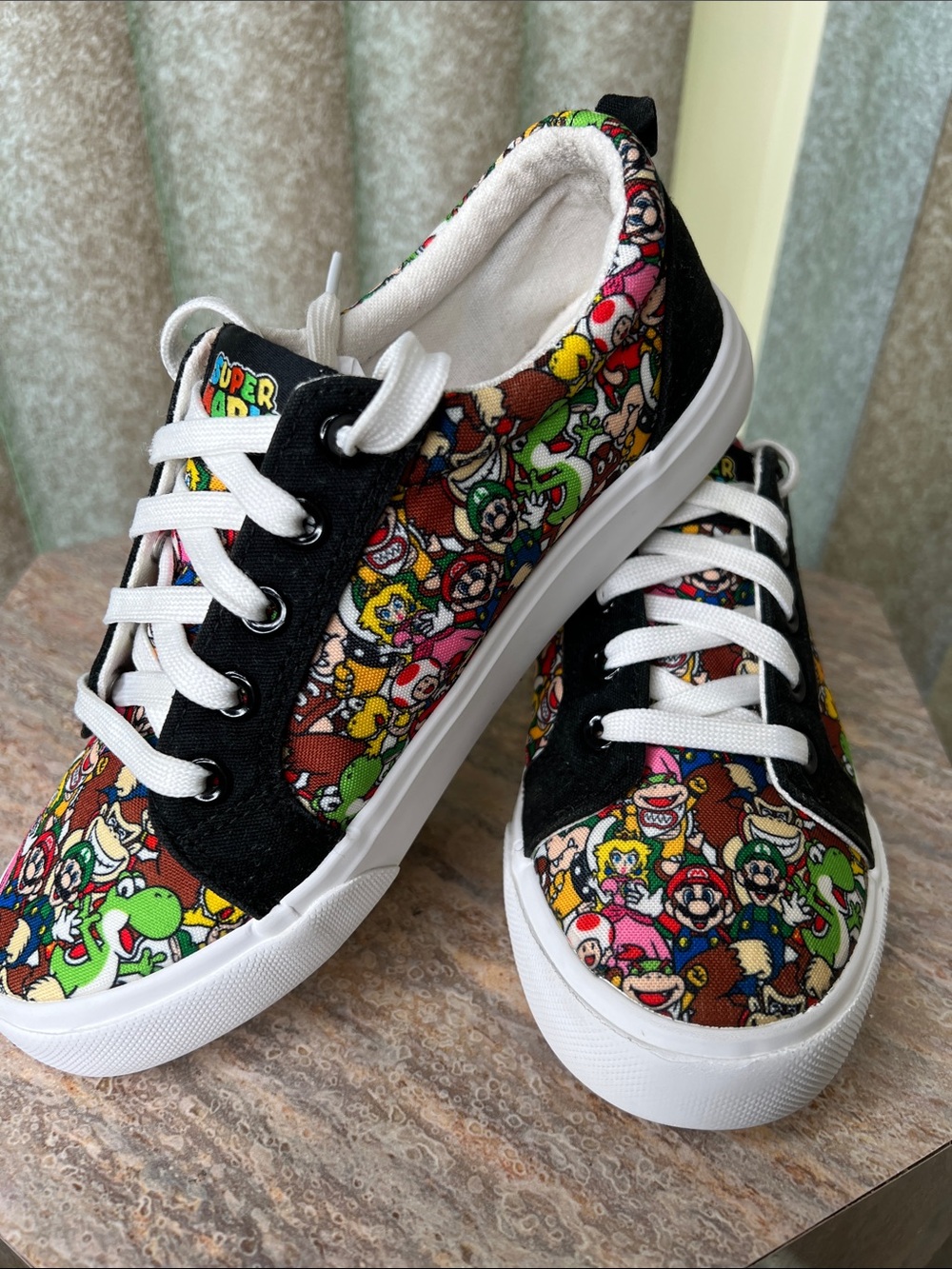 Nintendo/Ground Up Multi Superhero Mario Sneakers S-Lit’ Boy/Girl 3